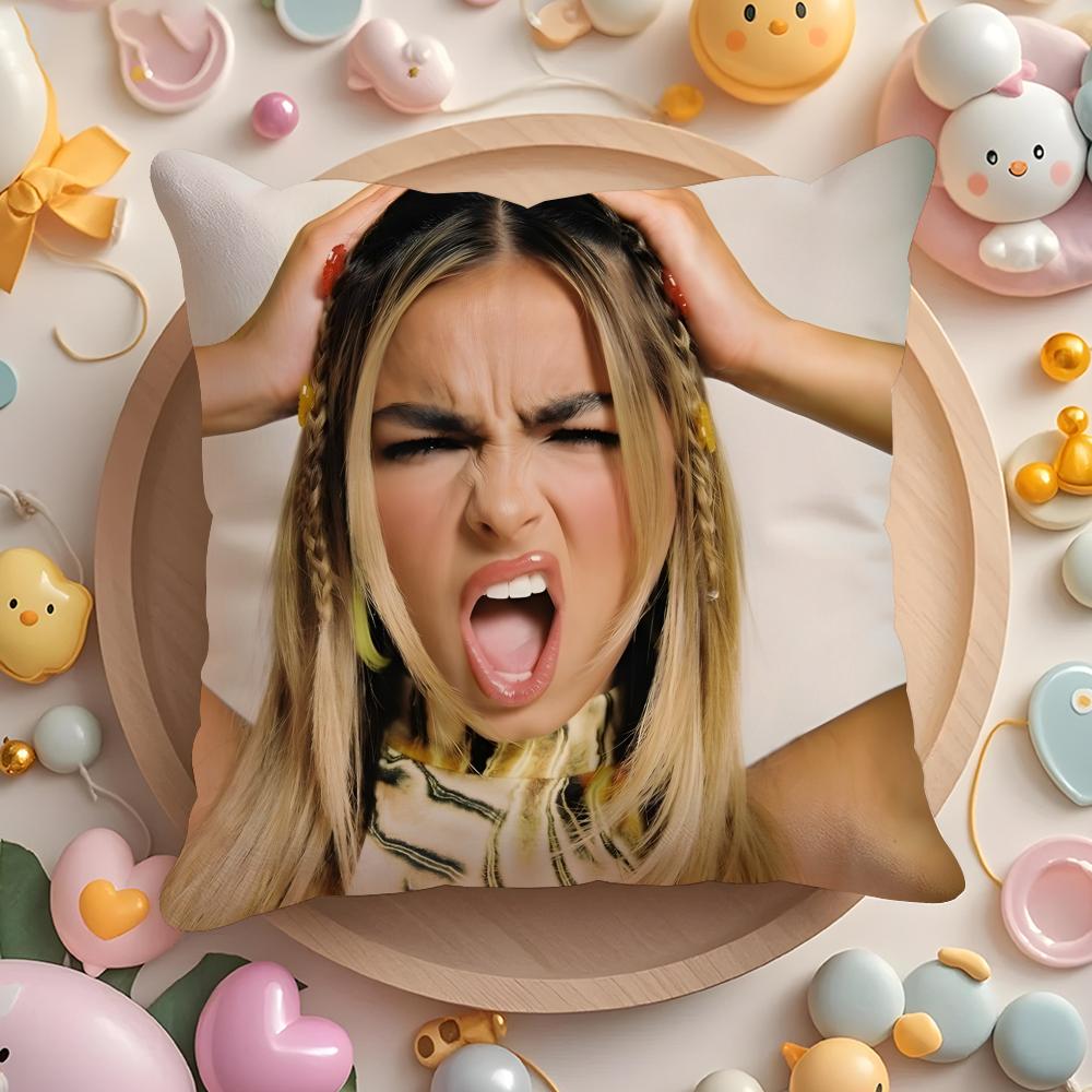 Наволочка Singer A-Addison Rae для подушки, для дома и автомобиля, многоцелевая - Двусторонняя, Мягкая и прочная для ежедневного использования
