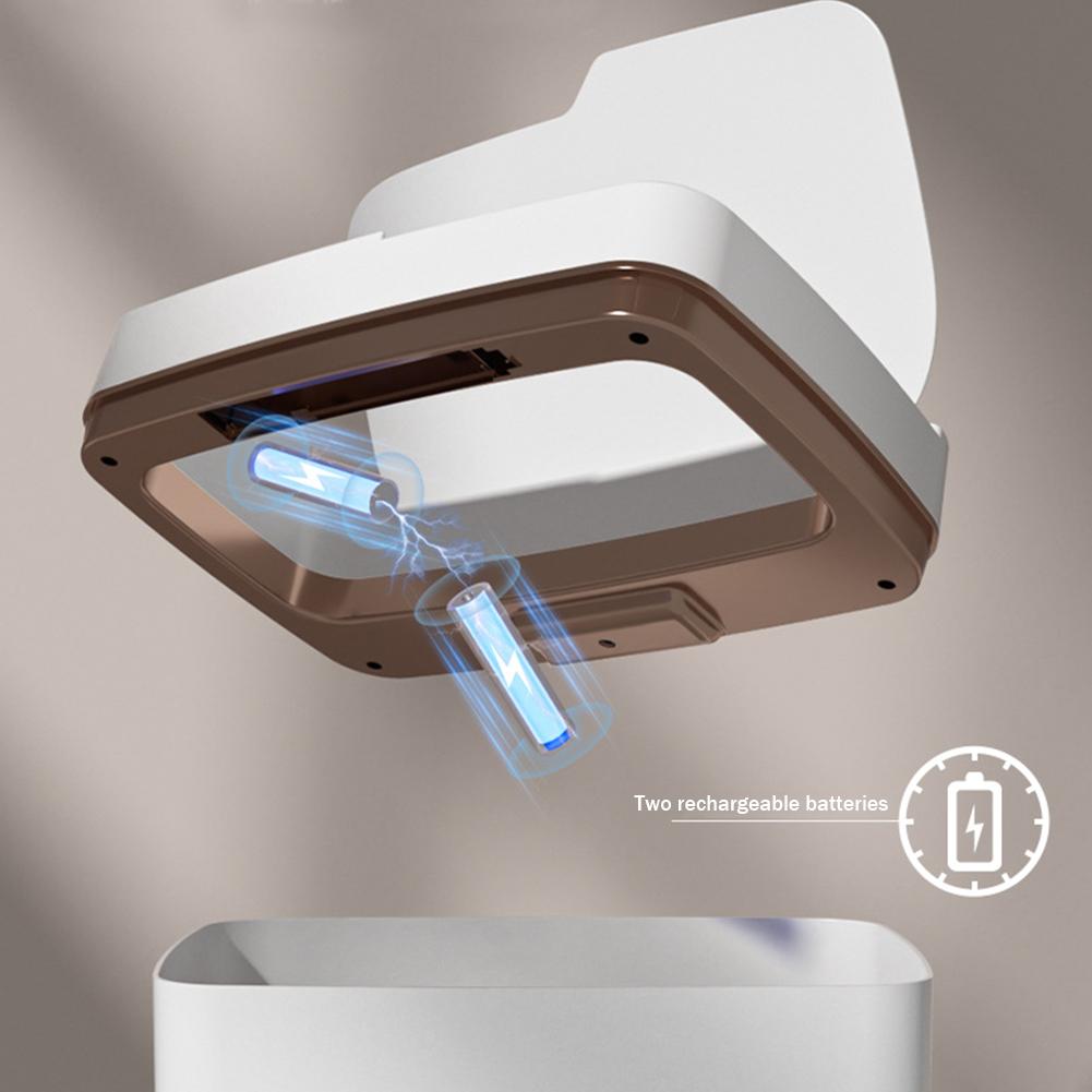 Автоматическое мусорное ведро объемом 15/18 л, тихое электрическое мусорное ведро, перезаряжаемое автоматическое мусорное ведро с датчиком движения для кухни, ванной, спальни