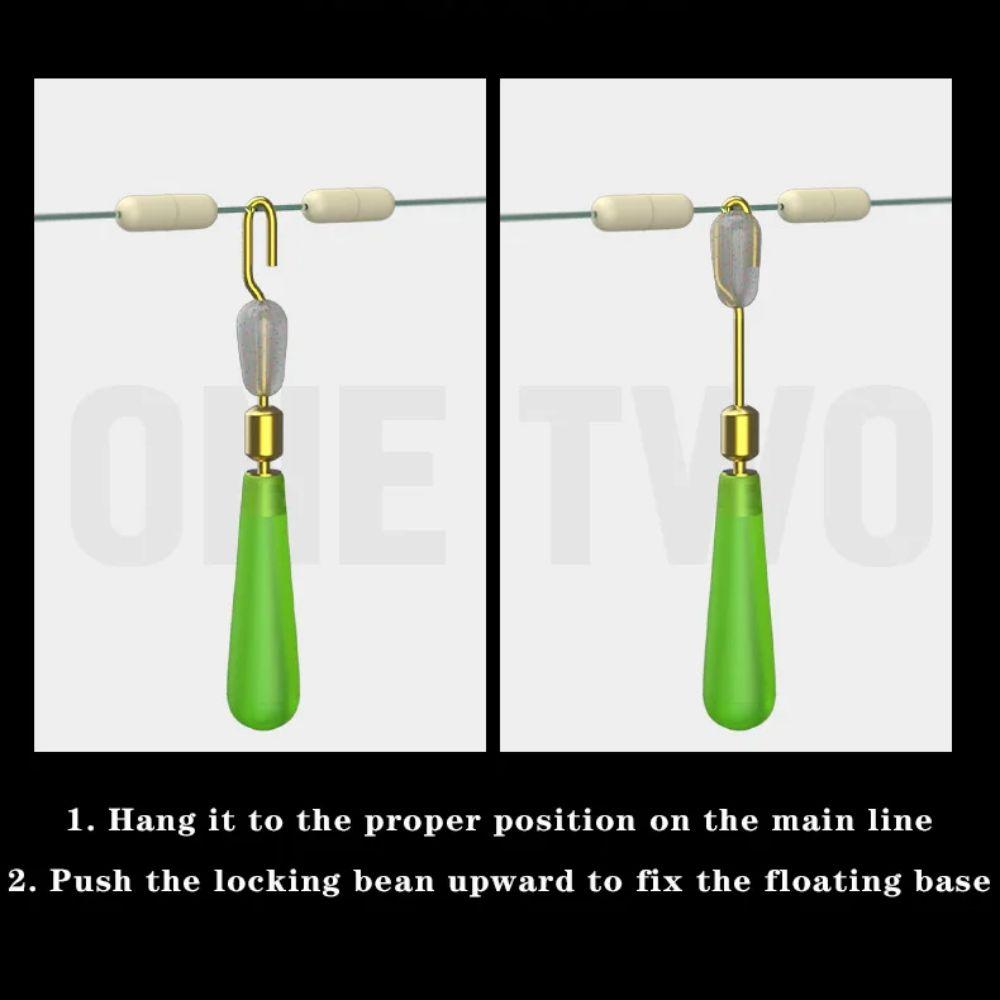 20 шт. Силиконовые поплавки для рыбалки Сиденье Медная Головка Зажим-Соединитель для Подлеска Морская Лодка
