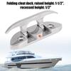 Flip Up Marine Boat Cleat 316 Stainless Steel Dock Cleat Flip Up Cleat  Marine Application