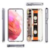 Retro Music Cassette Tape Vintage Style Transparent Case for Samsung Galaxy S22 S21 S20 FE S 22 Ultra S10 S9 Plus 5G Cover Coque