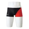 EXER SUITS Короткие спатсы для соревновательного плавания и размера S Мужские тренировочные, N2MB2576, (Черный/Красный, 96)