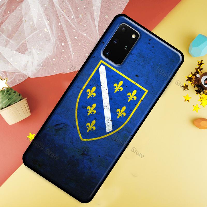 Чехол с флагом Боснии и Герцеговины для Samsung Galaxy S22 Ultra S20 FE S8 S9 S10 Note 10 Plus Note 20 S21 Ultra