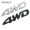 Металлическая наклейка 4WD 3D Хромированный значок 4X4 Наклейка для стайлинга автомобиля для Honda CRV Accord Civic Suzuki Grand Vitara Swift SX4 Наклейка