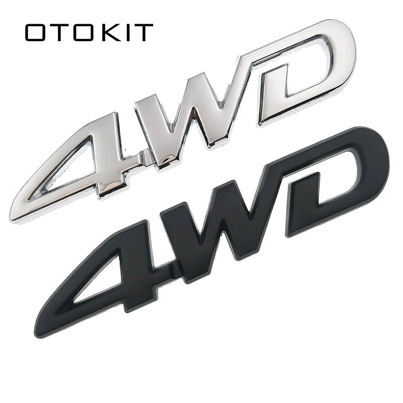 Металлическая наклейка 4WD 3D Хромированный значок 4X4 Наклейка для стайлинга автомобиля для Honda CRV Accord Civic Suzuki Grand Vitara Swift SX4 Наклейка