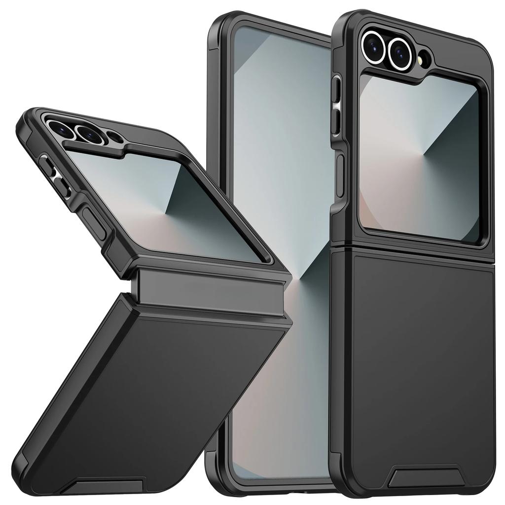Luxury Original Official Slim Matte Protection Phone Case Samsung Galaxy Z Flip 7 6 5 4 For Wireless Charging Shockproof Cover