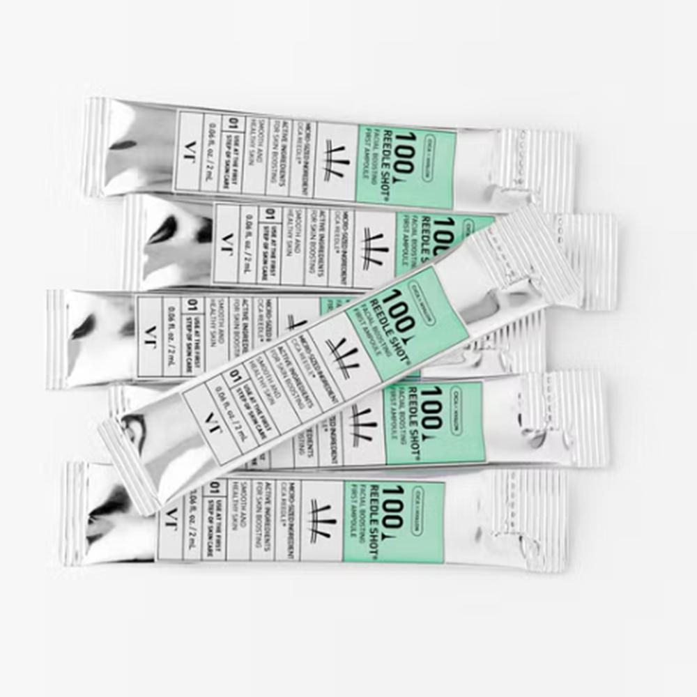VT Reedle Shot Усиливающая первая ампула для лица (Collagen S50, Pro Cica S50, Reedle Shot 100, 300) 2мл х 6шт. (Ридл Шот 500) 2мл х 8шт.