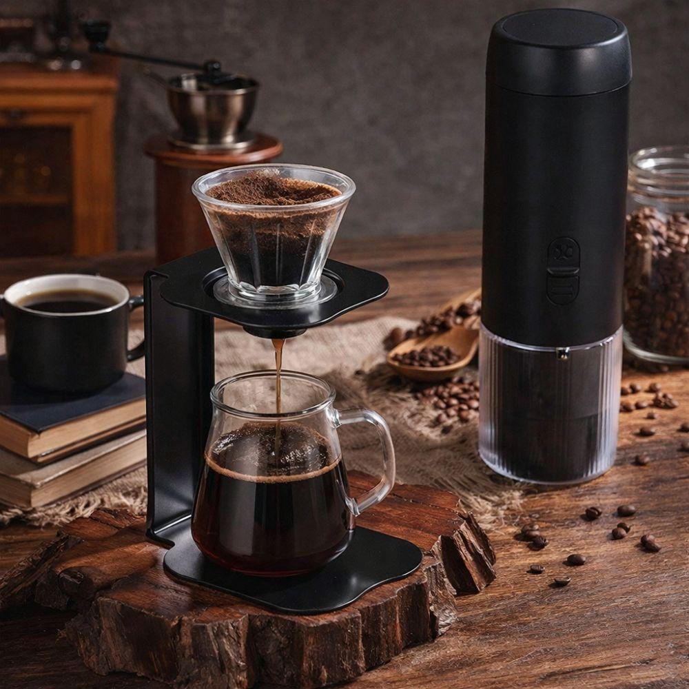 Portable Pour Over Coffee Drip Stand Hand Brewed Sturdy Coffee Machine Bracket Steel Universal Espresso Machine Stand Bar Shop