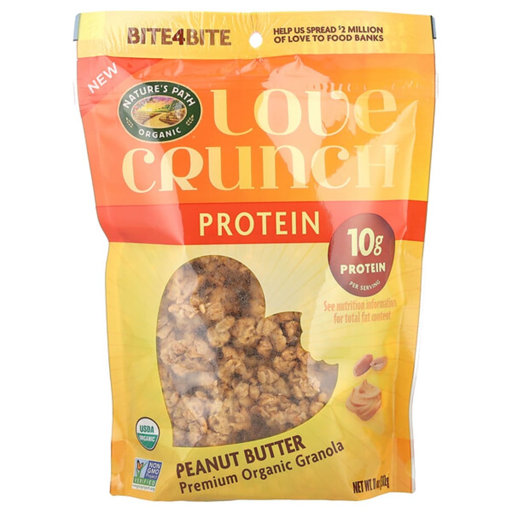 Nature S Path Love Crunch Protein Premium Organic Granola Peanut Butter 11 Oz 312 G