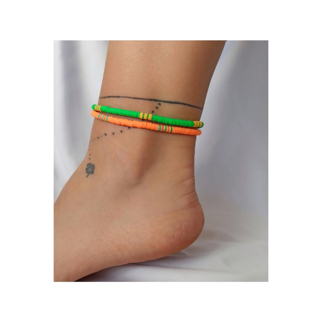 Посеребренные красные бусины