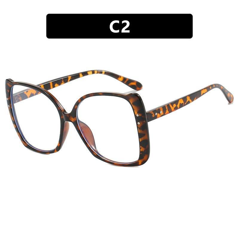 2023 New Arrival Fashion Designer Big Frame Women Sunglasses Oversized square Frame Rivet Sunglasses
