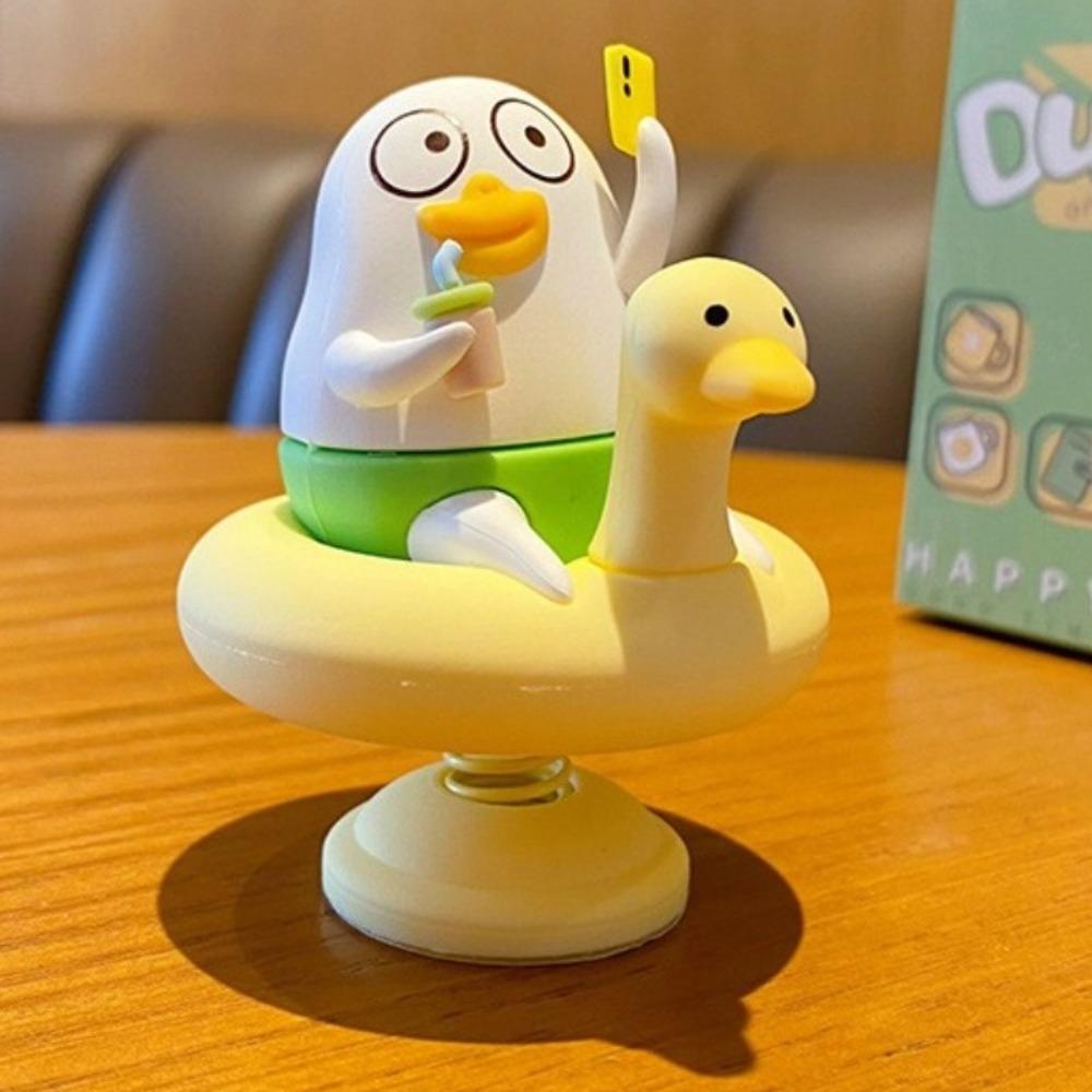 Funny Little Liu Duck Car Decoration Statue Car Bobblehead Figure  Center Console