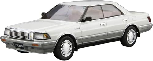 Aoshima Bunka Kyozai 1/24 Серия Модель Автомобиля №. 87 Toyota UZS131 Crown Royal Saloon G '89 Пластиковая модель автомобиля (Автомобиль)