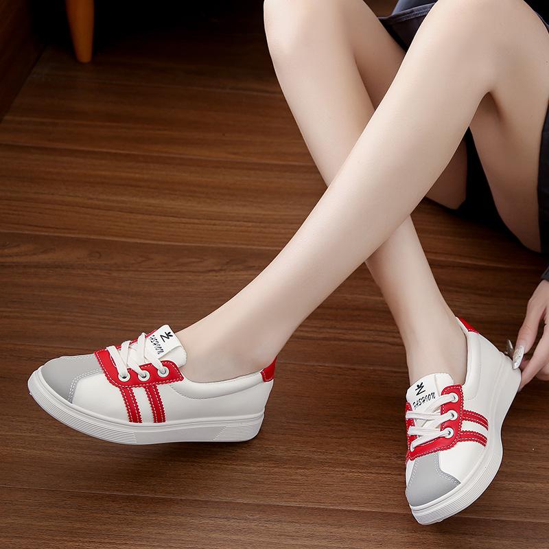 Маленькие белые туфли детские осенние новые корейская версия ins студенческие женские туфли повседневные спортивные универсальные кеды уличная съемка Q6
