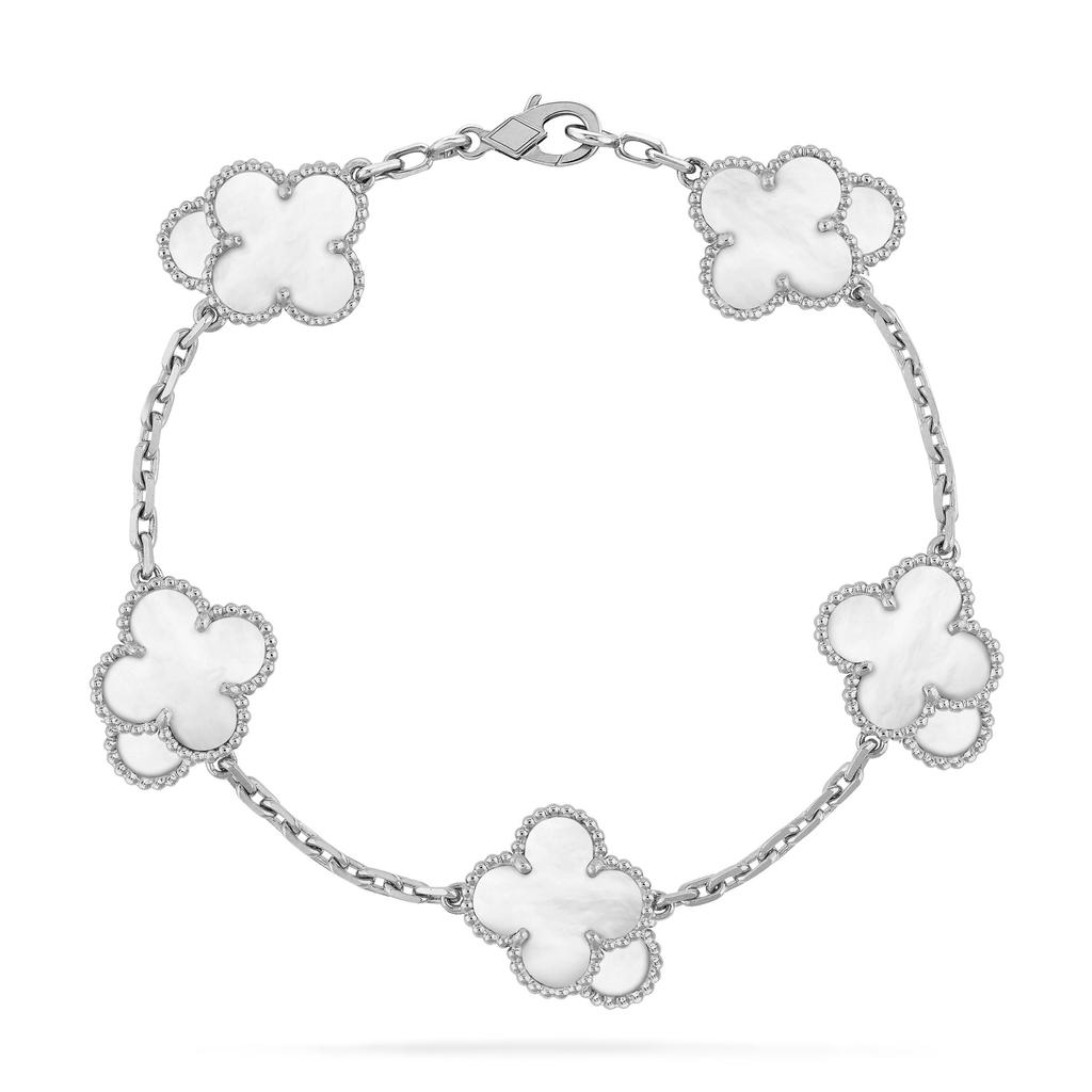 Trendy New Four-leaf Clover Bracelet Handwear Fashion Women's Five-flower Bracelet