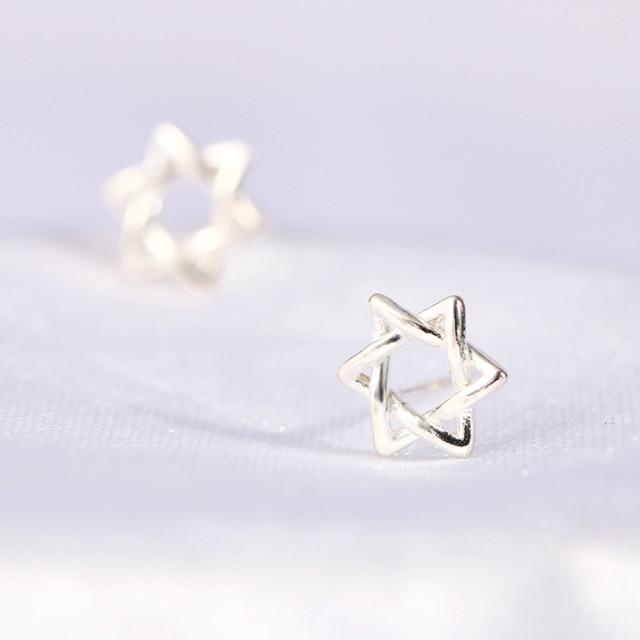 Серьги-иглы из стерлингового серебра 925 пробы, простые модные геометрические серьги-гвоздики, серьги-гвоздики для женщин, подарки 1-18