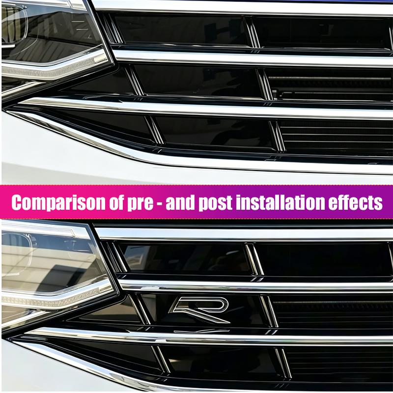 3D Metal R logo Sticker Car Rear Trunk Body Emblem Sticker For VW Golf 5 6 7 MK7 MK6 Polo Jetta CC Beetle Passat Tiguan Hub Cap zd4