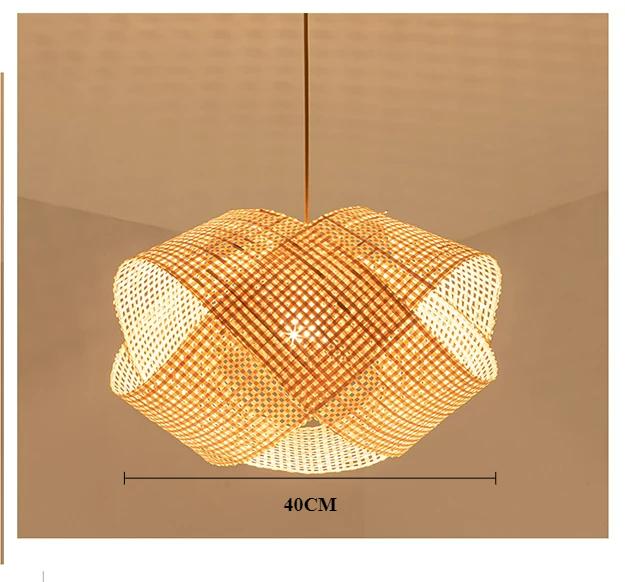 Чайная комната Чайный столик Отель Ресторан Бумажные японские лампы Бамбуковая люстра Durlite Новый китайский стиль Креативный ресторан