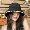 Хлопковая шляпа рыбака во французском стиле, солнцезащитная кепка, модная солнцезащитная шляпа для путешествий