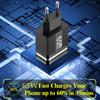 GaN быстрое зарядное устройство USB Type C быстрое зарядное устройство мобильный телефон адаптер для iPhone 15 Samsung Xiaomi PD USB настенные зарядные устройства
