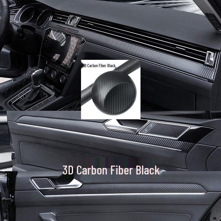 Комплект отделки салона из углеродного волокна для Magotan 20-21: Центральная консоль, рычаг переключения передач и дверная панель