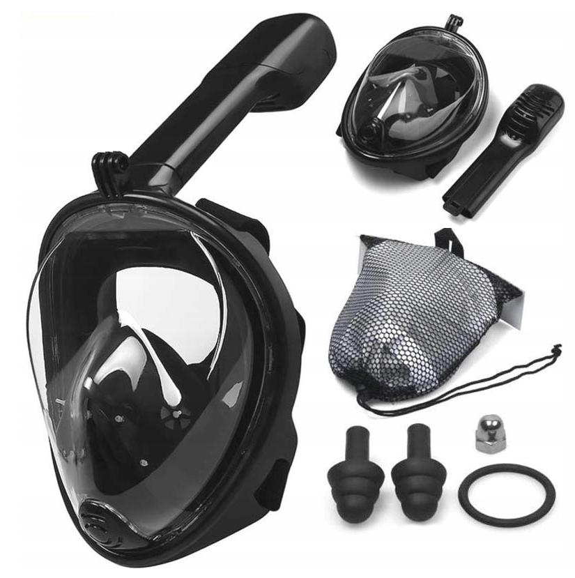 Full face swimming diving mask for pool, beach, L/XL