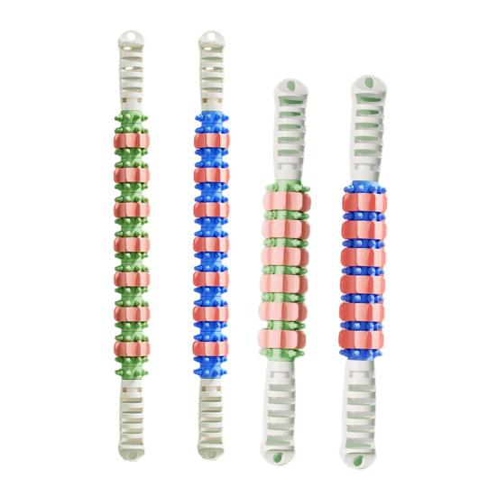 Бытовая массажная палочка для тела с нескользящей конструкцией, портативный эргономичный роликовый массажер для снятия мышечного напряжения и целлюлита