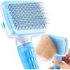 Dog Brush Cat Brush Pet Brush Hair Remover Pet Brush for Long and Short Hair Clean Pet Hair from the Brush with One Button