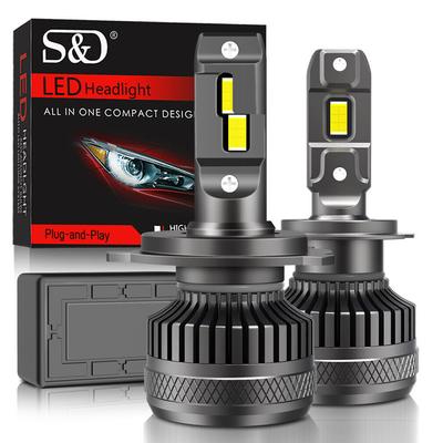 2 шт. H1 H4 H7 светодиодный Canbus H8 H11 9005 HB3 9006 HB4 9012 Hir2 Turbo светодиодный светильник для фар 140 Вт 30000LM 12 В 24 В 6500 К комплект автомобильной лампы