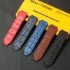 Сменные ремешки для часов Кожаный ремешок для Hublot Серия Модный Мужской Женский Силиконовый Кожаный Спортивный Браслет для часов 19ммX25мм