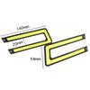 2PCs U Shape COB LED Light Universal Car Truck Daytime Running Light DRL DC12V White Day Bright Light Car Night Driving Fog Lamp