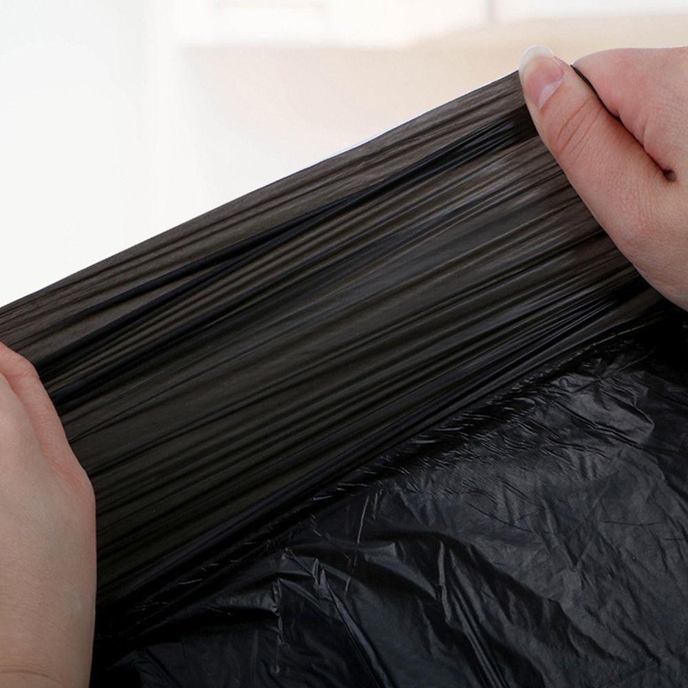 30Bags/Roll Trash Can Bin Garbage Bag Points Off Plastic Bags Rubbish Bag Bathroom Kitchen