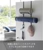 Yamazaki Jitsugyo Fitness Goods Storage Hanger Black W25 x D19 x H62cm Tower Door Hanger Closet Training Mat Storage 1988 Approx.