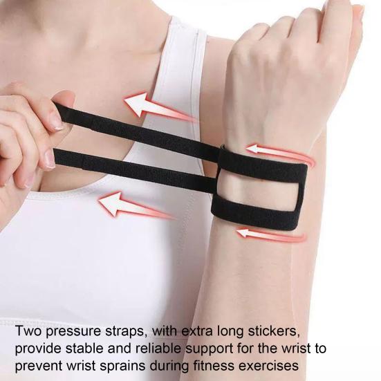 Adjustable Sports Wristband for Weight Bearing Strain Exercise Double-Lead Brace Wrist Protection Wrap
