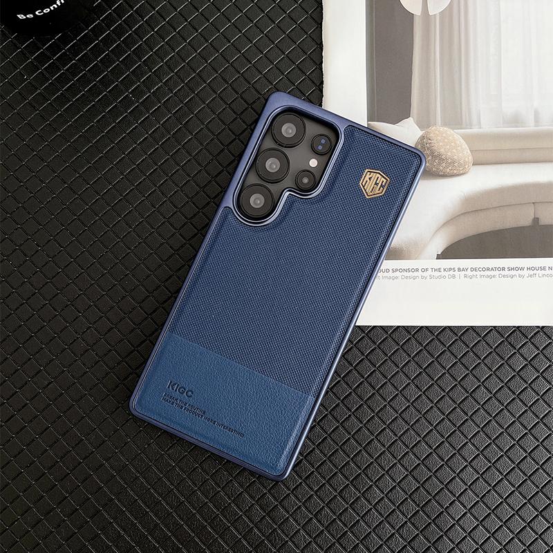 Чехол KIGC серии Ultimate Perfection для Samsung Galaxy S23 S24 S25 Ultra Plus, задняя крышка из матовой кожи