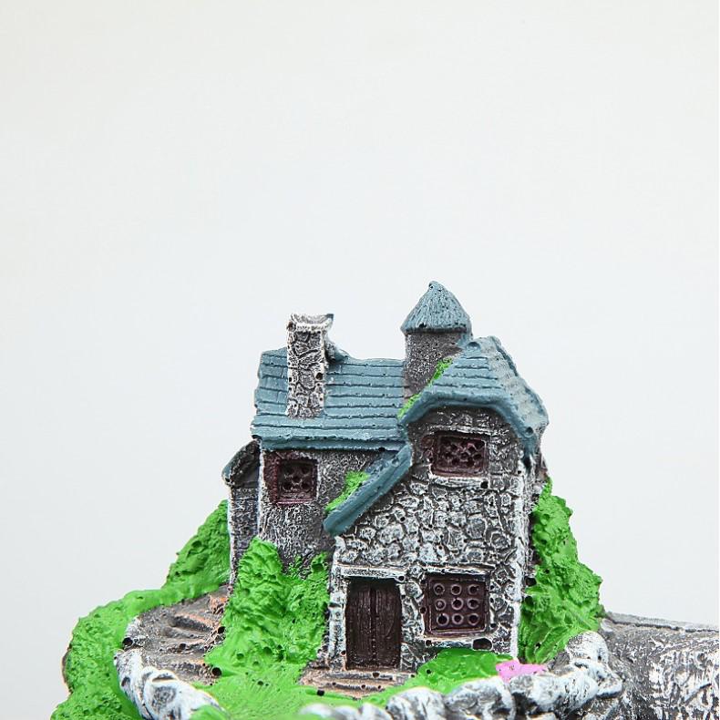 1pcs Flower Pot Resin Desktop Decor Garden Planter Bonsai Handcrafts Decoration