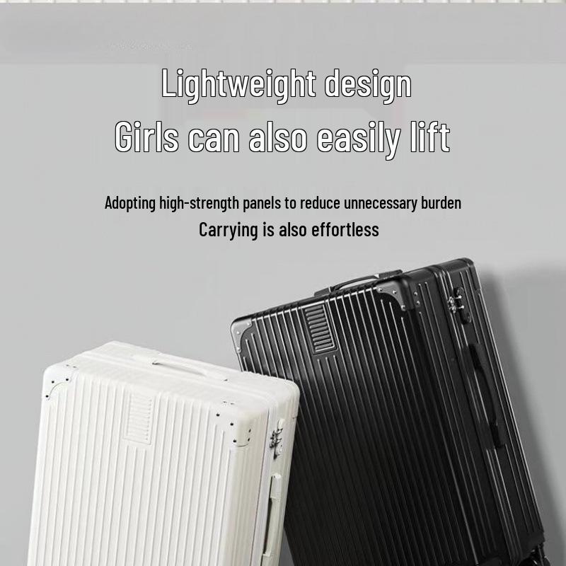 Винтажный универсальный чемодан на колесах с кодовым замком – Прочный и вместительный дорожный кейс для мужчин, женщин и студентов