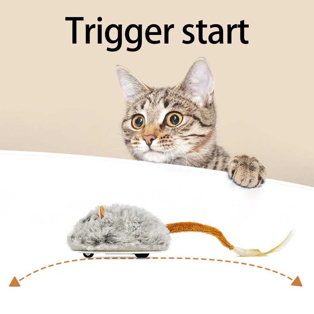 Интерактивная игрушка для кошек, забавная, дразнящая, пищащая, перезаряжаемая игрушка, развлекательная, пищащая игрушка для кошек, игровые принадлежности для кошек