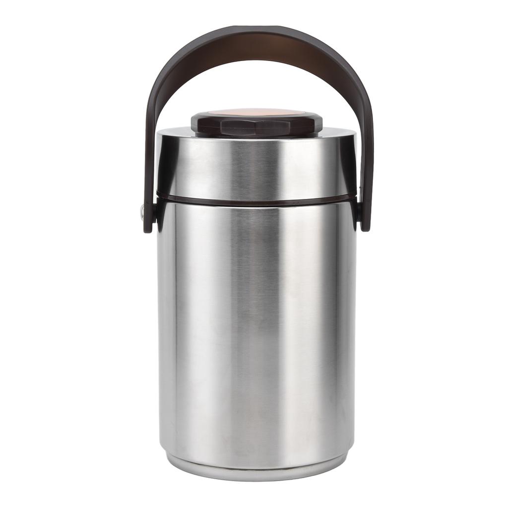 304 нержавеющая сталь 2.3л большой емкости вакуумная изоляция ланч-бокс Бенто 3 слоя пищевой контейнер