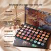 Палетка теней для век в 40 оттенках земли: Матовые, мерцающие и глиттерные оттенки для стойкого, универсального макияжа