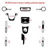 MG3 Modified Interior Car Stickers - 11-16 MG, Gear Shift & Window Decor, Carbon Fiber Film