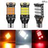 6 шт. Светодиодные лампы T15 W16W 921 912 T16 T10 902 45SMD 4014 Светодиодный свет Супер яркий 1200 лм Замена для фонаря заднего хода автомобиля Белый
