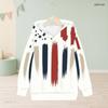 Girls Long Sleeve Hoodie Abstract Printed Casual Pullover Sweatshirt