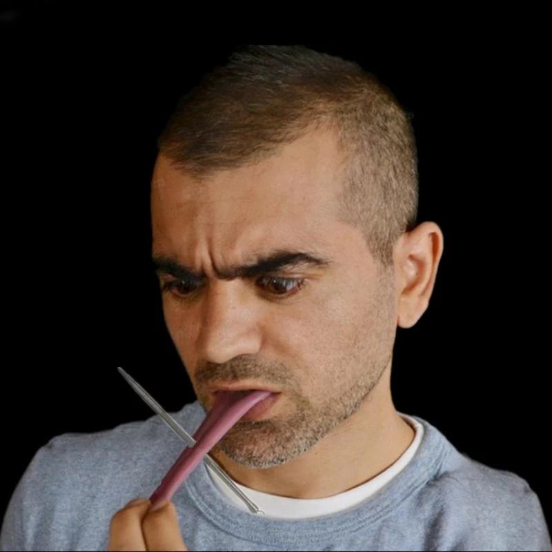 New Funny Fake Tongue Prank Maker Trick for Kids Boy Toys Fun Novetly Jokes Toys Crazy Antistress Children Gags Practical Jokes