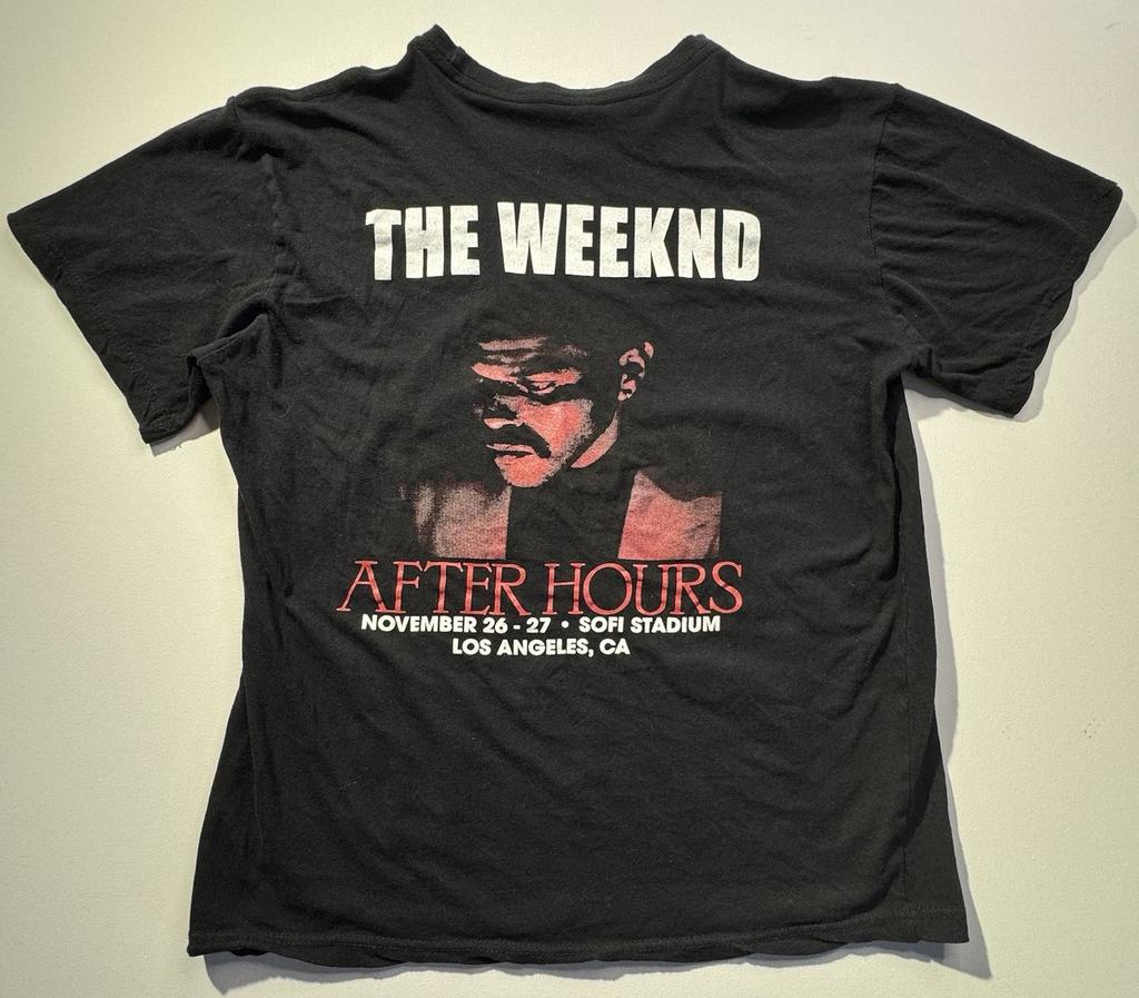 Мужская футболка унисекс с коротким рукавом The Weeknd After Hours 2022, размер Medium, черная