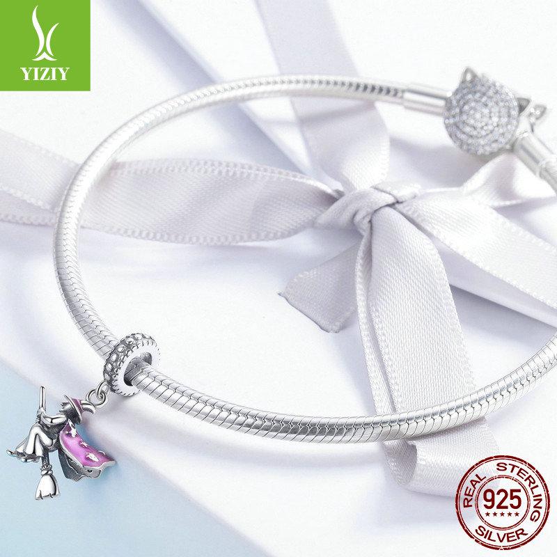 Yin Ziyun Halloween Magic DIY Bracelet Beads & Creative S925 Sterling Silver Necklace Pendant
