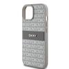 Dkny Dkhcp15Mprthsle Iphone 15 Plus /14 Plus 6.7 Beżowy/Beige Hardcase Leather Mono Stripe & Metal Logo