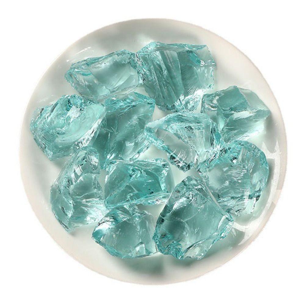 Handmade Home Decor Diffuser Stone Ornaments Fish Tank Decor Healing Crystals Glass Original Stone