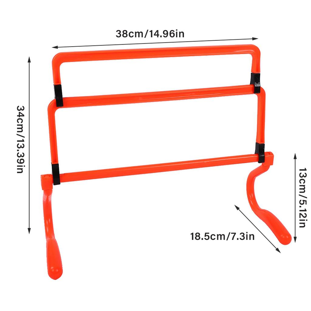 5 шт. футбольные тренировочные регулируемые барьеры для ловкости и скорости, оборудование для тренировок, оранжевый
