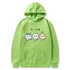 Chiikawa Self-mocking Bear Anime Couple Hoodie Fleece Lined Womens Casual Winter Hooded Sweatshirt